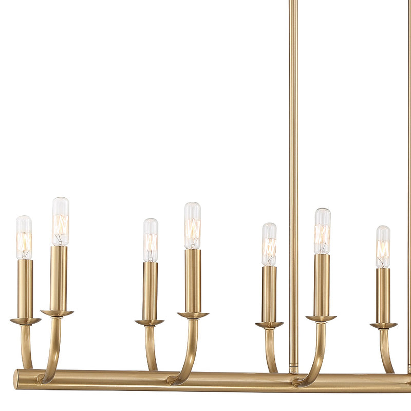 Crystorama BAI-A2112-AG 12 Light Chandelier, Aged Brass