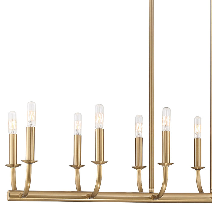 Crystorama BAI-A2112-AG 12 Light Chandelier, Aged Brass