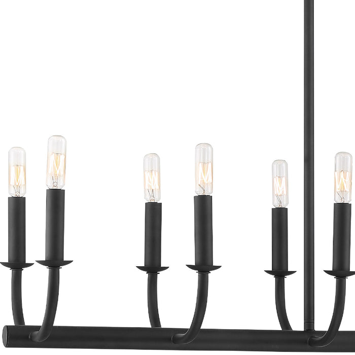 Crystorama BAI-A2112-MK 12 Light Chandelier, Matte Black