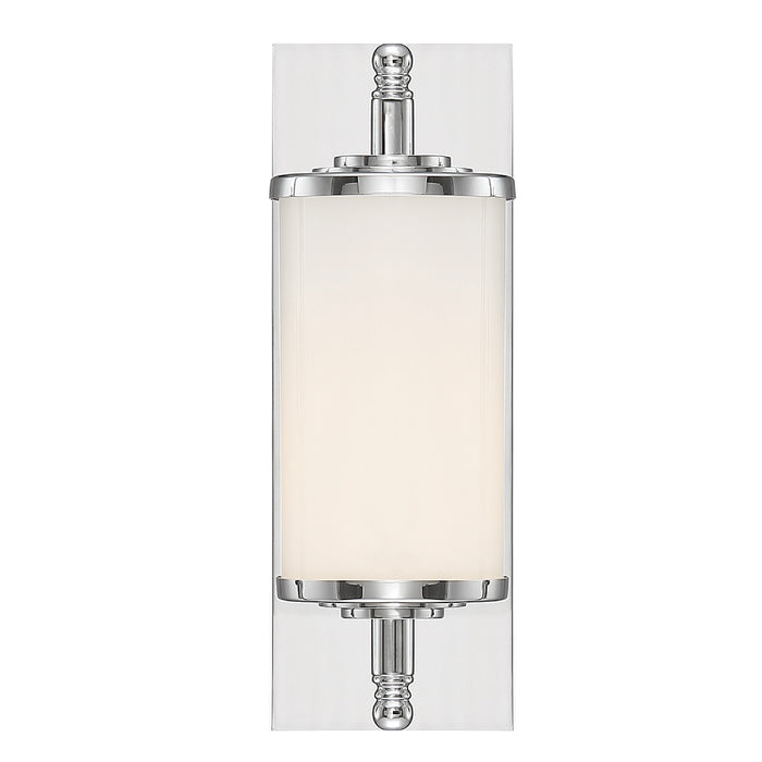 Crystorama FOS-A8050-CH LED Bathroom Vanity, Polished Chrome
