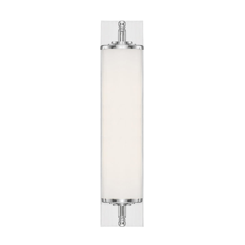 Crystorama FOS-A8051-CH LED Bathroom Vanity, Polished Chrome