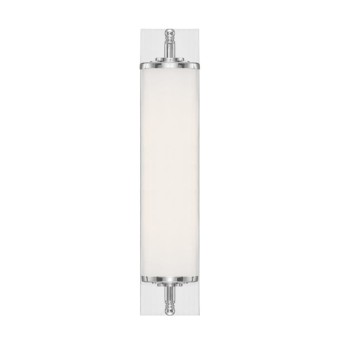 Crystorama FOS-A8051-CH LED Bathroom Vanity, Polished Chrome