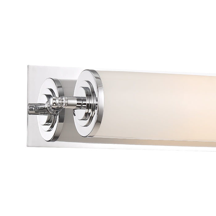 Crystorama FOS-A8051-CH LED Bathroom Vanity, Polished Chrome