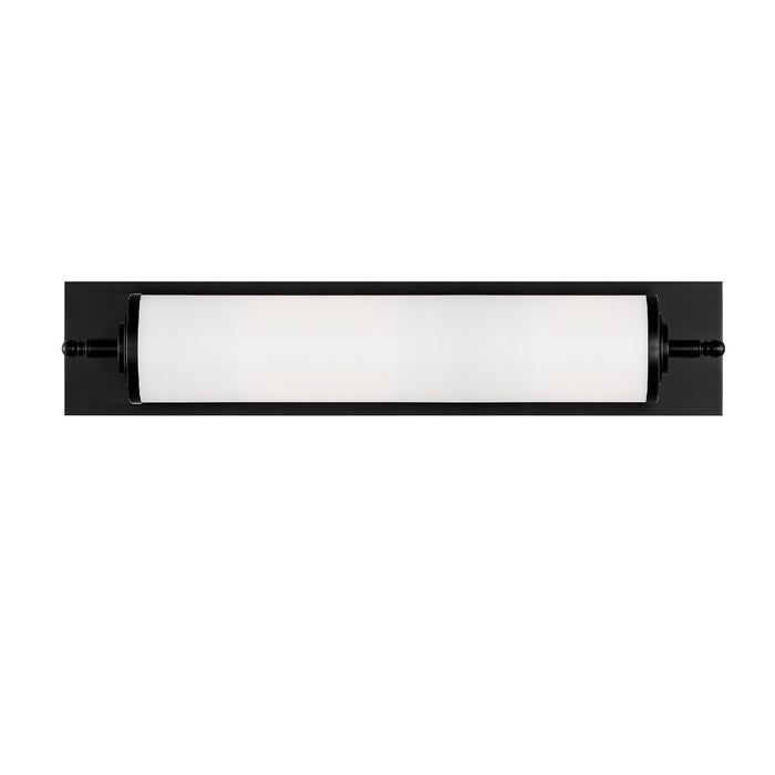 Crystorama FOS-A8051-MK LED Bathroom Vanity, Matte Black