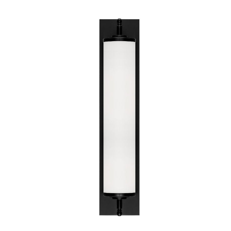 Crystorama FOS-A8051-MK LED Bathroom Vanity, Matte Black