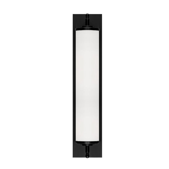 Crystorama FOS-A8051-MK LED Bathroom Vanity, Matte Black