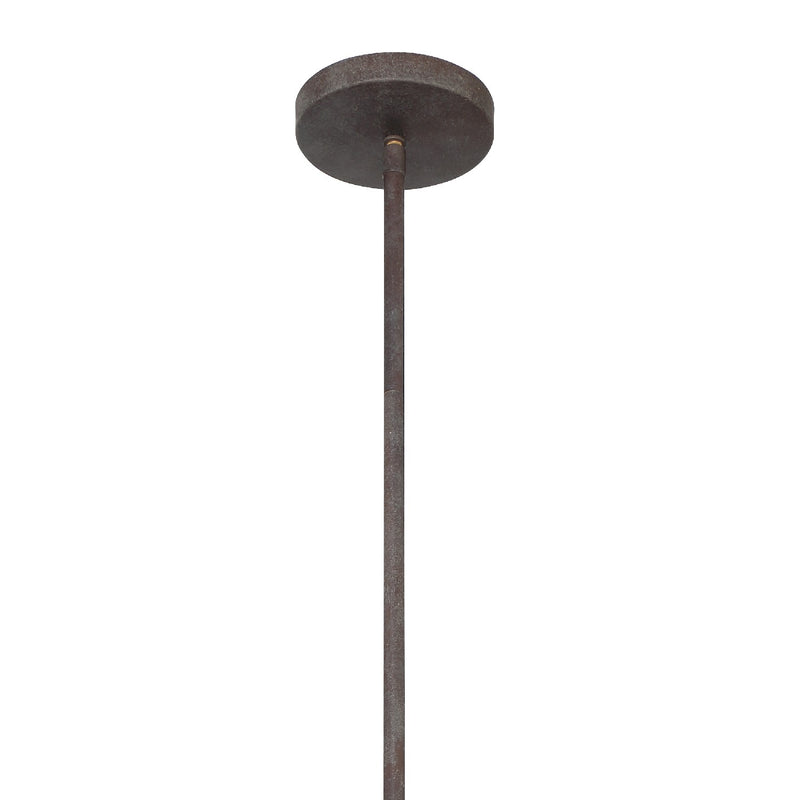 Crystorama JAS-A5010-FB One Light Pendant, Forged Bronze