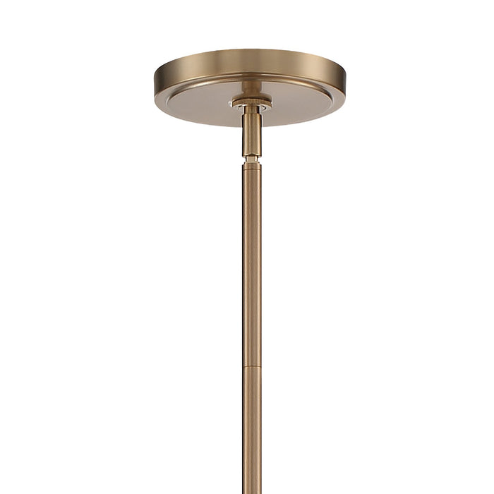 Crystorama KEE-A3004-VG Four Light Chandelier, Vibrant Gold