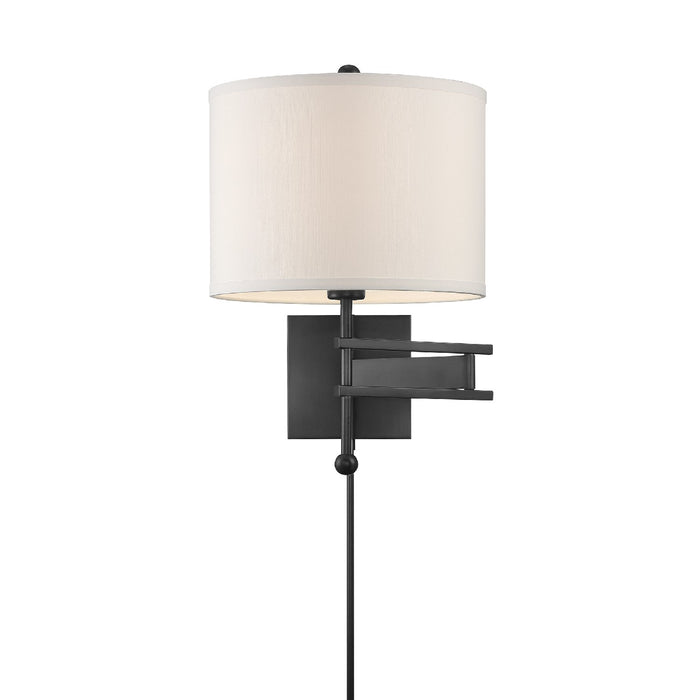 Crystorama MAR-A8031-MK One Light Wall Sconce, Matte Black