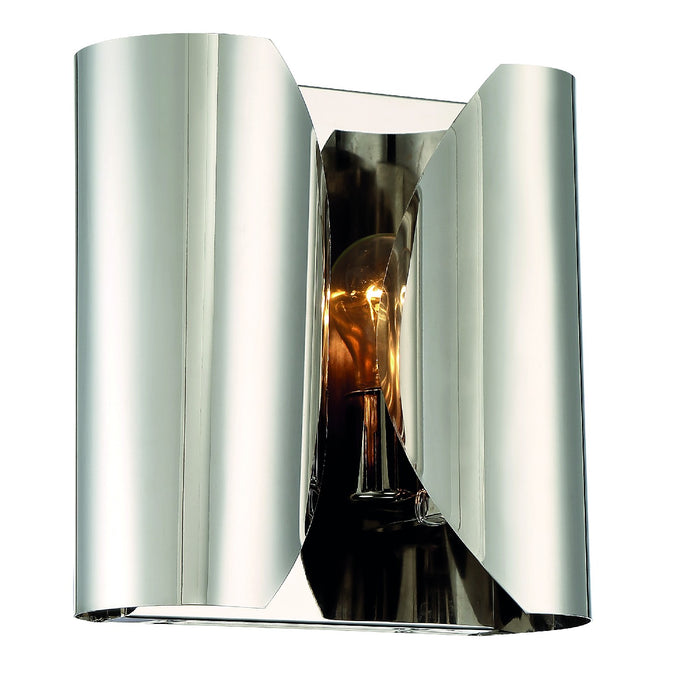 Crystorama MOQ-A3692-PN Two Light Wall Sconce, Polished Nickel