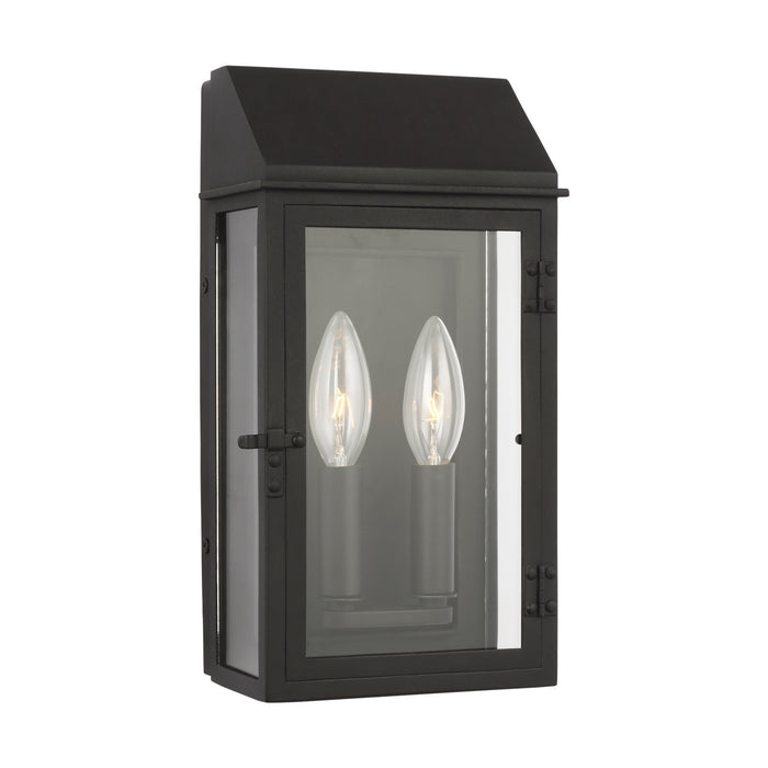 Visual Comfort Studio CO1252TXB Two Light Outdoor Wall Lantern, Textured Black