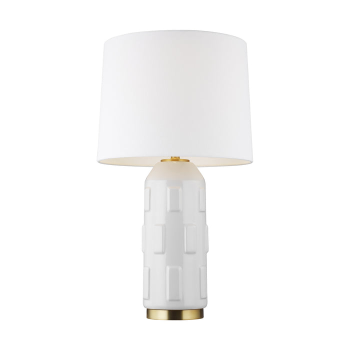 Visual Comfort Studio CT1071ARC1 One Light Table Lamp, Arctic White