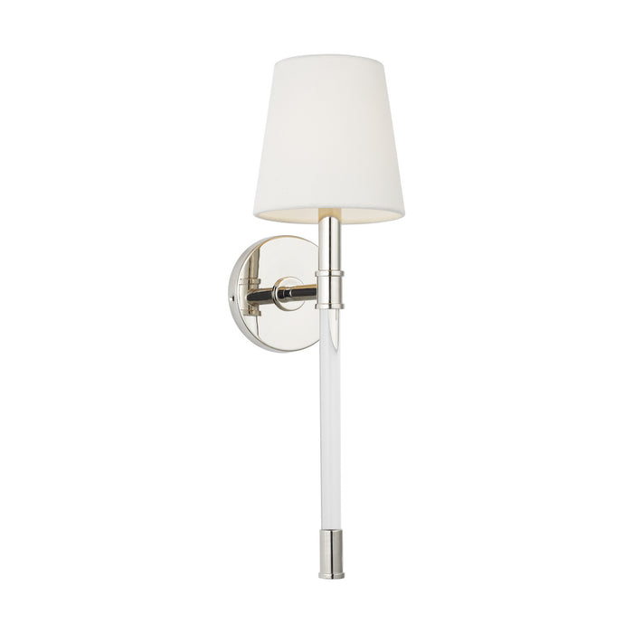 Visual Comfort Studio CW1081PN One Light Wall Sconce, Polished Nickel