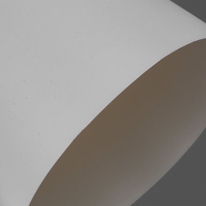 Visual Comfort Studio EP1221MWTBBS One Light Pendant, Matte White and Burnished Brass