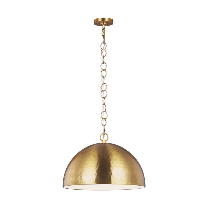 Visual Comfort Studio EP1251BBS One Light Pendant, Burnished Brass