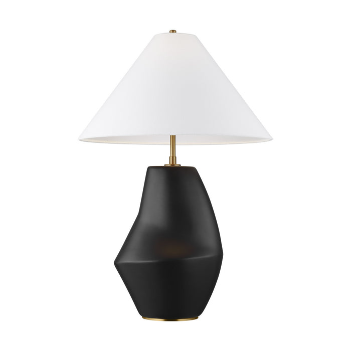 Visual Comfort Studio KT1221COL1 One Light Table Lamp, Coal