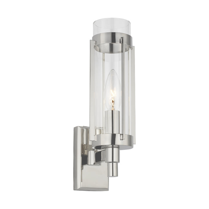 Visual Comfort Studio LW1031PN One Light Wall Sconce, Polished Nickel