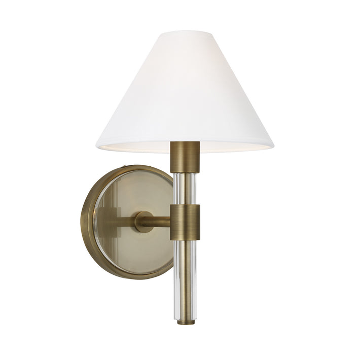 Visual Comfort Studio LW1041TWB One Light Wall Sconce, Time Worn Brass