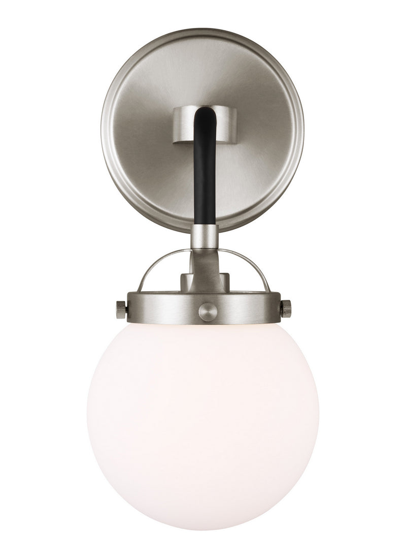 Visual Comfort Studio 4187901-962 One Light Wall Sconce, Brushed Nickel