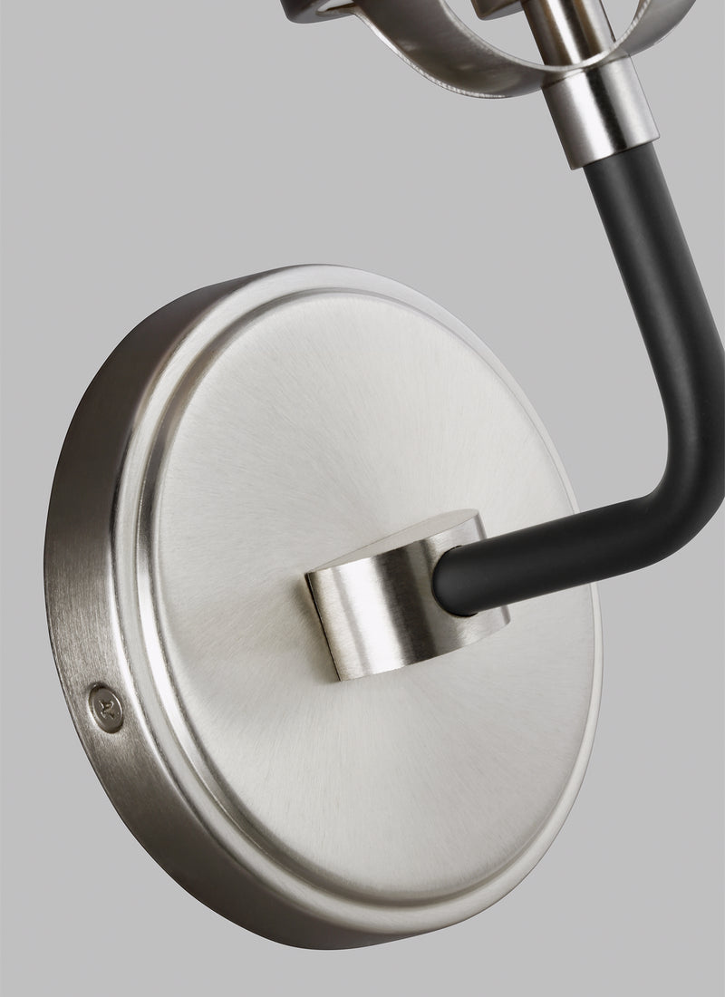 Visual Comfort Studio 4187901-962 One Light Wall Sconce, Brushed Nickel