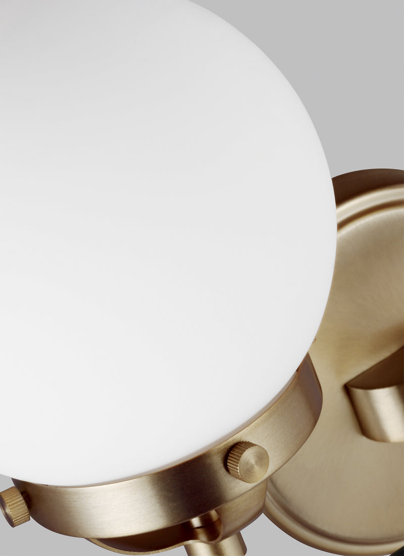 Visual Comfort Studio 4487902-848 Two Light Wall / Bath, Satin Brass
