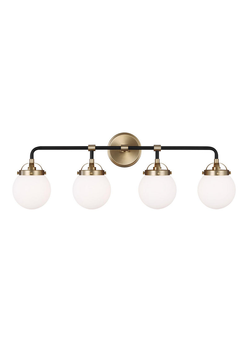 Visual Comfort Studio 4487904-848 Four Light Wall / Bath, Satin Brass