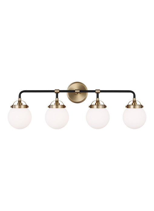 Visual Comfort Studio 4487904-848 Four Light Wall / Bath, Satin Brass
