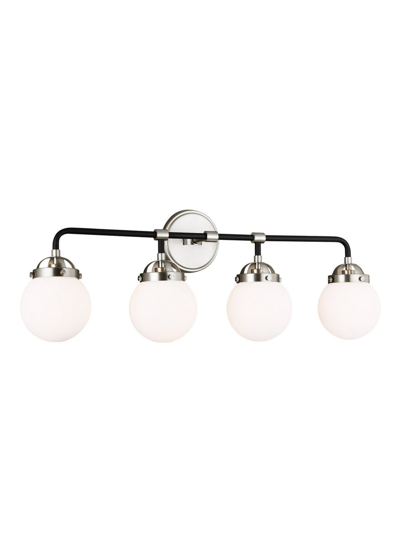 Visual Comfort Studio 4487904-962 Four Light Wall / Bath, Brushed Nickel
