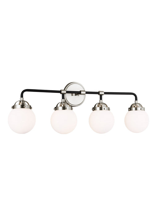 Visual Comfort Studio 4487904-962 Four Light Wall / Bath, Brushed Nickel
