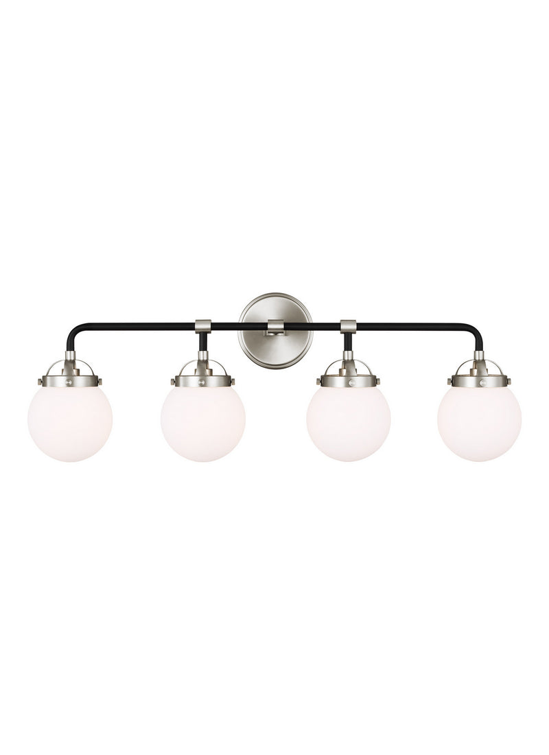 Visual Comfort Studio 4487904-962 Four Light Wall / Bath, Brushed Nickel