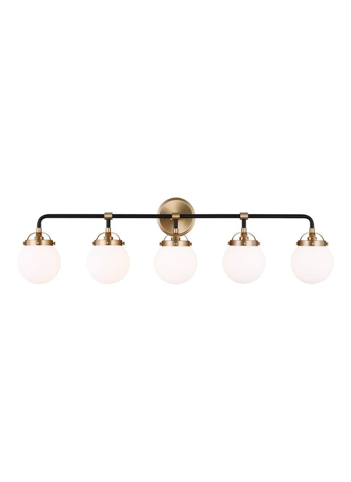 Visual Comfort Studio 4487905-848 Five Light Wall / Bath, Satin Brass