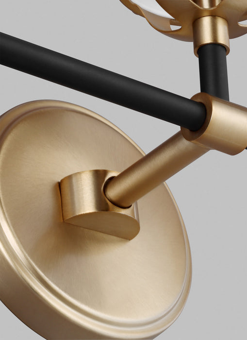 Visual Comfort Studio 4487905-848 Five Light Wall / Bath, Satin Brass