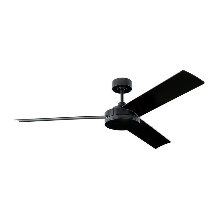 Visual Comfort Fan 3CQR56MBKD 56" Ceiling Fan, Midnight Black