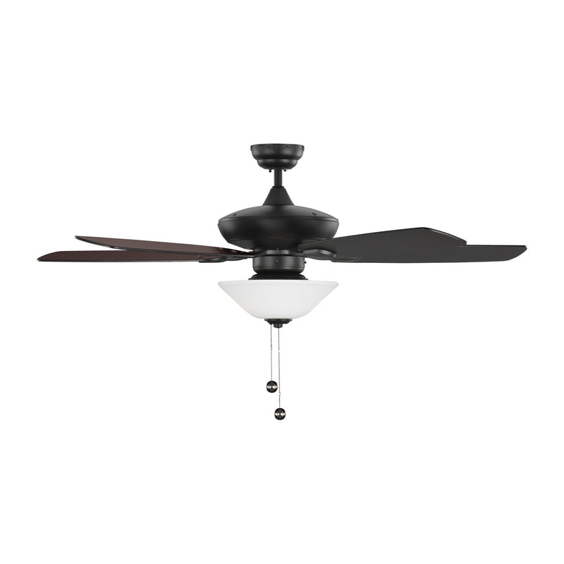 Generation Lighting 5COM52MBKD-V1 52" Ceiling Fan, Midnight Black