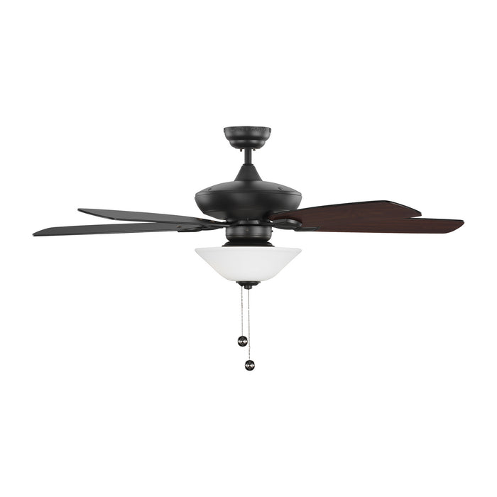 Generation Lighting 5COM52MBKD-V1 52" Ceiling Fan, Midnight Black