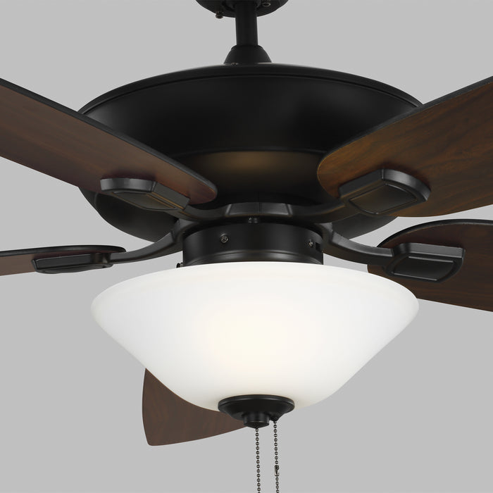 Generation Lighting 5COM52MBKD-V1 52" Ceiling Fan, Midnight Black