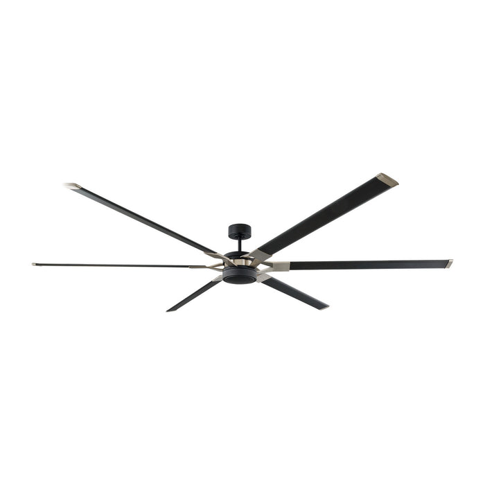 Visual Comfort Fan 6LFR96MBKD 96" Ceiling Fan, Midnight Black