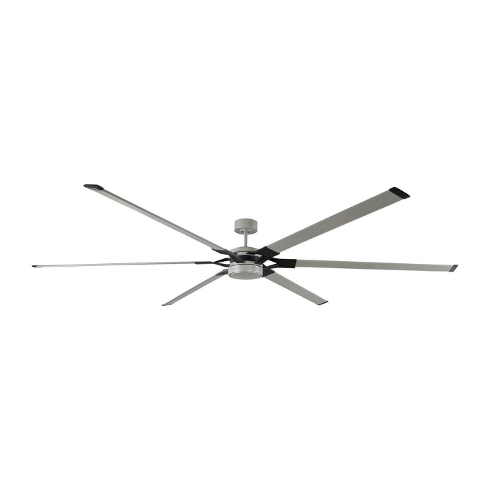 Visual Comfort Fan 6LFR96PBSD 96" Ceiling Fan, Painted Brushed Steel