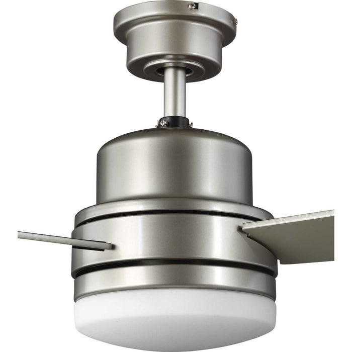 Progress Lighting P2553-152WB 52" Ceiling Fan, Painted Nickel