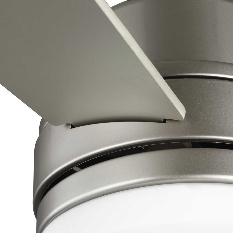 Progress Lighting P2553-152WB 52" Ceiling Fan, Painted Nickel