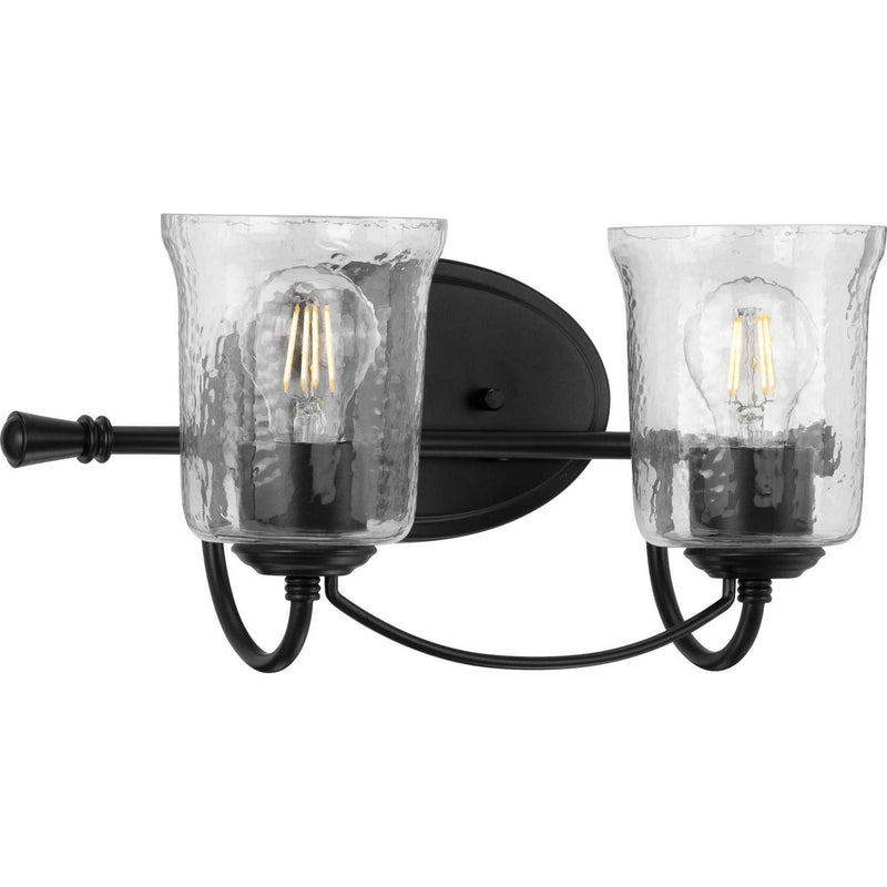 Progress Lighting P300254-031 Two Light Bath, Black