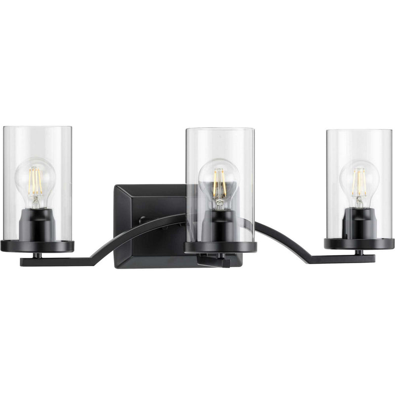 Progress Lighting P300258-031 Three Light Bath, Black