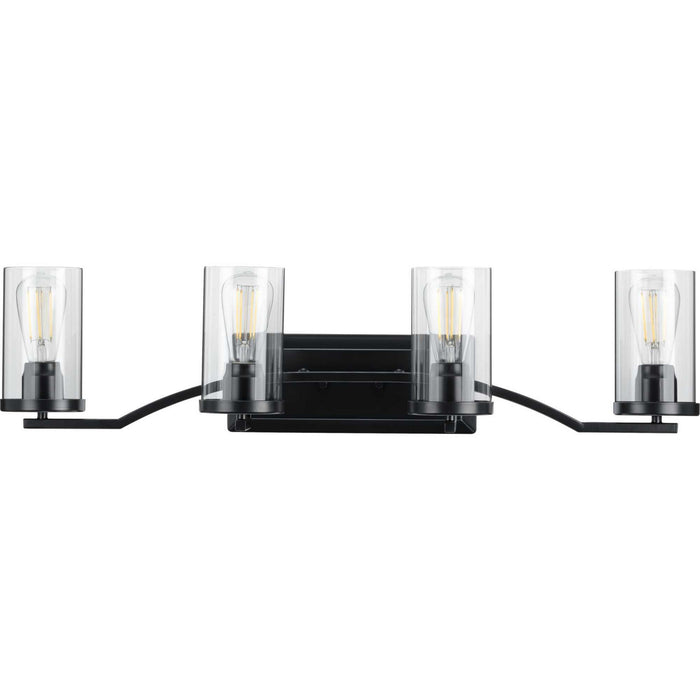 Progress Lighting P300259-031 Four Light Bath, Black