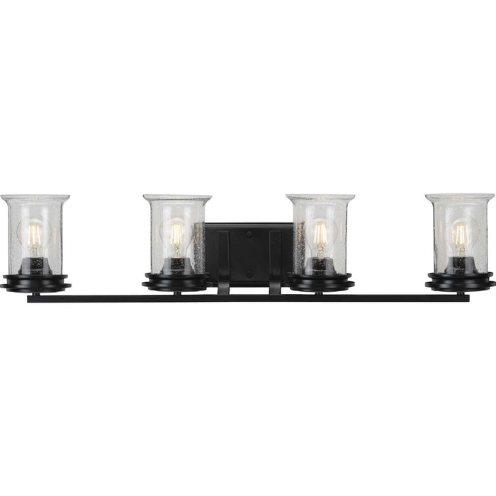Progress Lighting P300275-031 Four Light Bath, Black