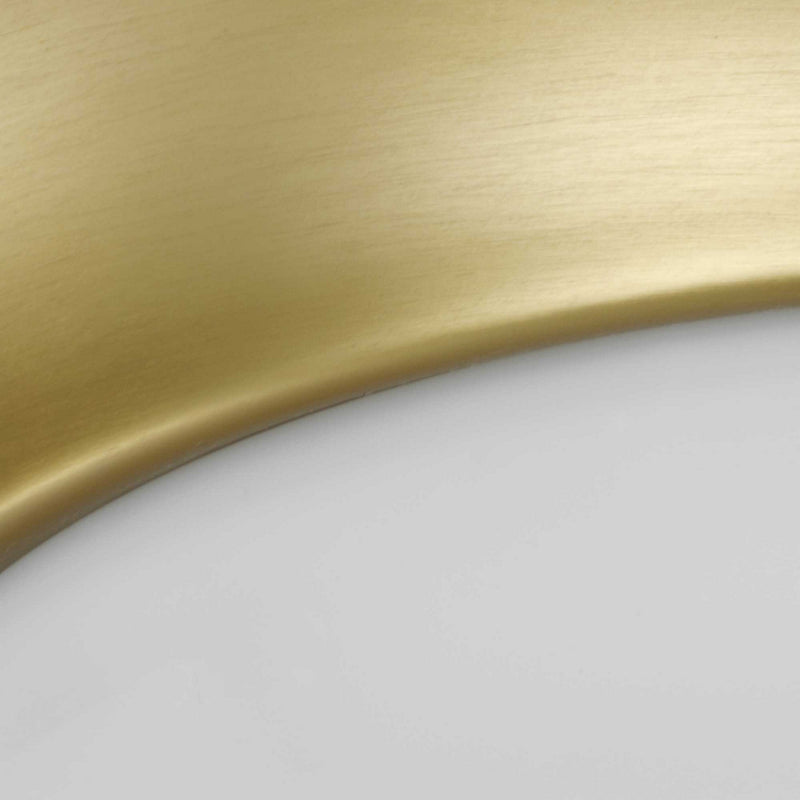 Progress Lighting P350146-012 One Light Flush Mount, Satin Brass