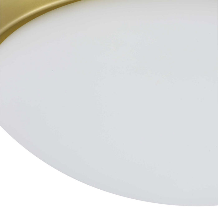 Progress Lighting P350147-012 Two Light Flush Mount, Satin Brass