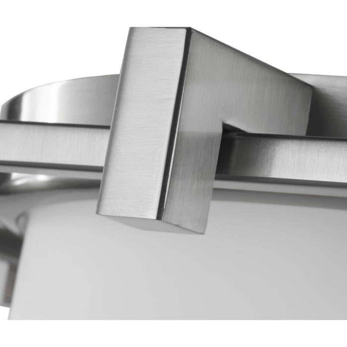 Progress Lighting P350171-009 Two Light Flush Mount, Brushed Nickel