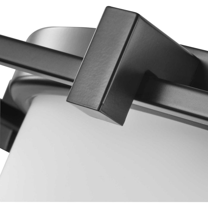 Progress Lighting P350171-031 Two Light Flush Mount, Black