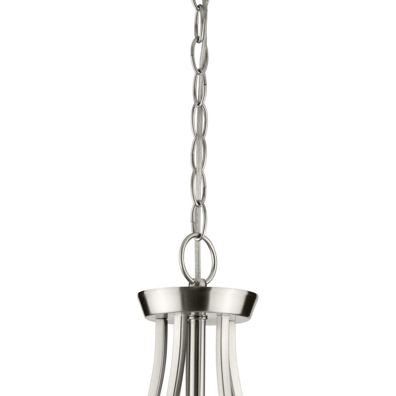 Progress Lighting P400197-009 Five Light Chandelier, Brushed Nickel