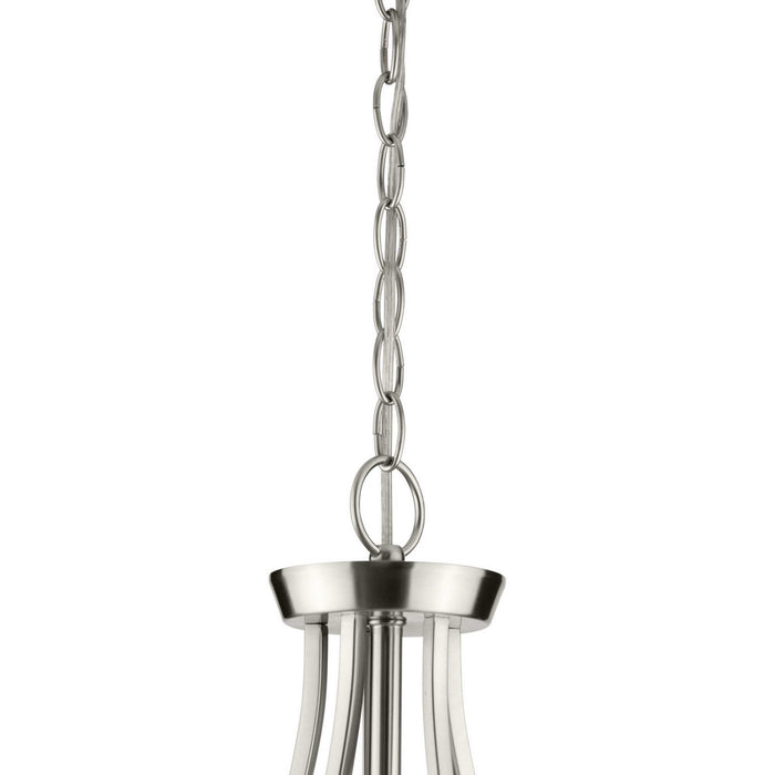 Progress Lighting P400197-009 Five Light Chandelier, Brushed Nickel